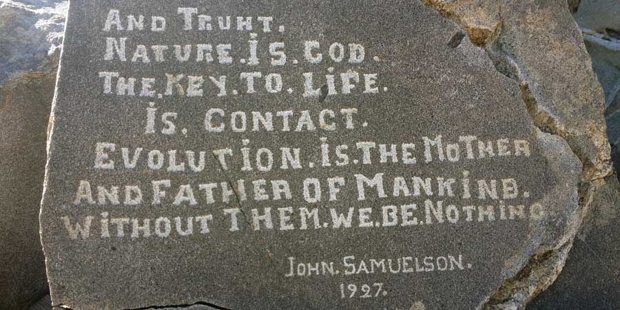 Samuelson's Rocks - Message #1