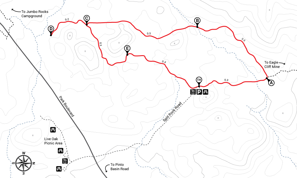 Hike Split Rock Trail Map