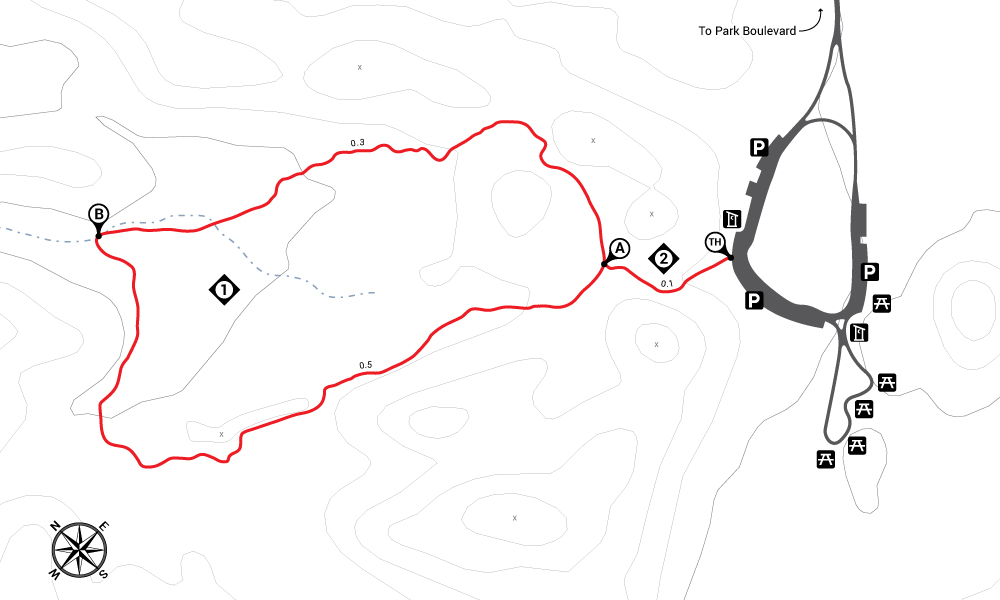 Hike Hidden Valley Nature Trail Map