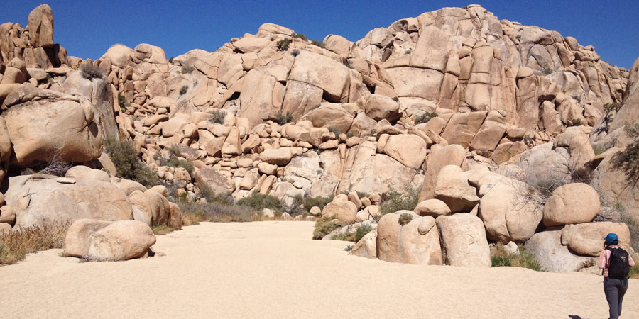 Rocky gates near Willow Hole