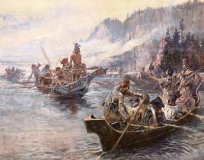 Corps of Discovery at Columbia River