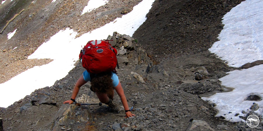 Climbing to Collado