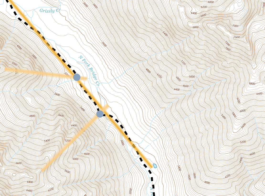 Triangulation with a Ridge