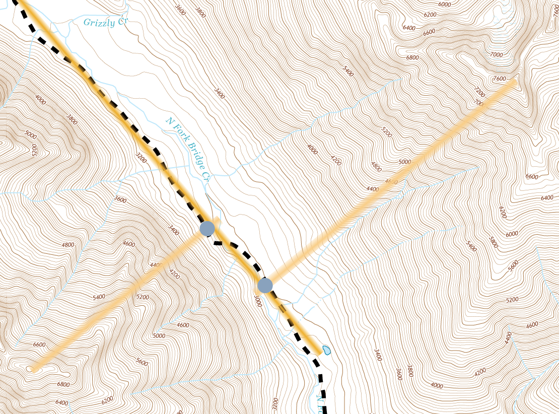 Triangulation with a Peak